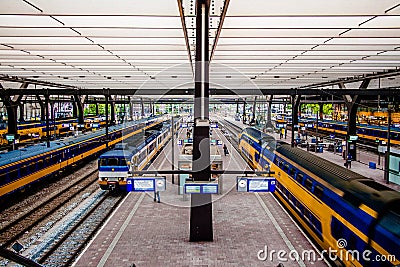 Dutch Railway Service Editorial Stock Photo