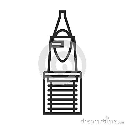 Calligraphy pen vector icon Vector Illustration