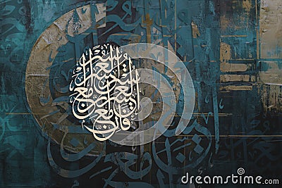 Calligraphy.A work of art, 