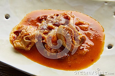 Callos Madrilena Tripe Madrid style tapas Stock Photo