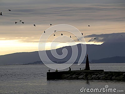 Calm Evening Stock Photo