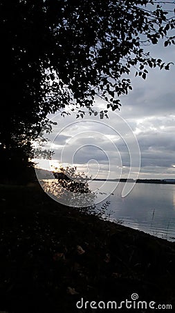 Calm evening Stock Photo