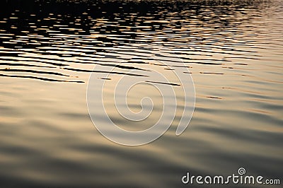 Calm lake water Stock Photo