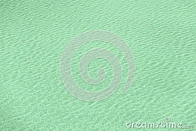 calm mint colored river water surface Stock Photo