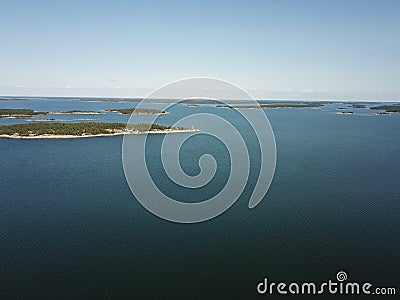 Calm sea is a very beautifull view in summer time Stock Photo