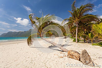 Calm Tropical Beach on a Con Dao Island in Vietnam Stock Photo