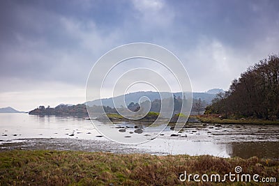 A calm West Loch Tarbert Stock Photo