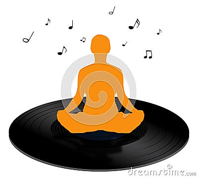 Calming Music Stock Photo