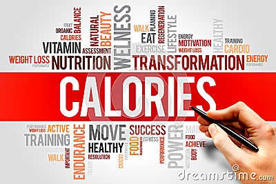 CALORIES Stock Photo