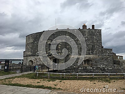 Calshot castle UK Stock Photo