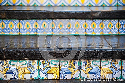 Caltagirone staircase Stock Photo