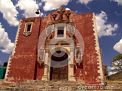 Calvario Church Stock Photo