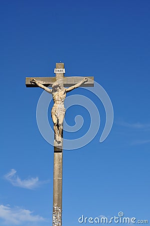 Calvario in Tandil Stock Photo