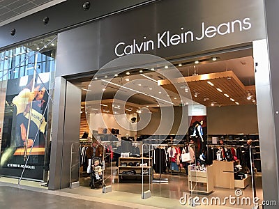 Calvin Klein Jeans retail store Editorial Stock Photo