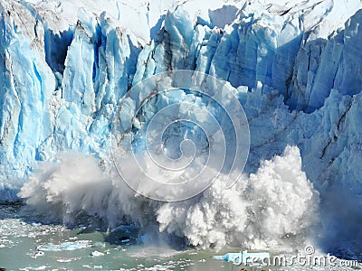 Patagonia Perito Moreno Glacier Stock Photo