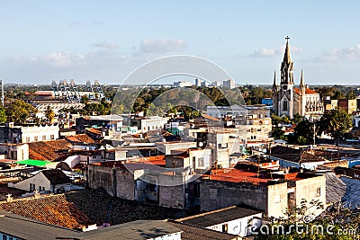 Camaguey UNESCO World Heritage Centre from above Stock Photo