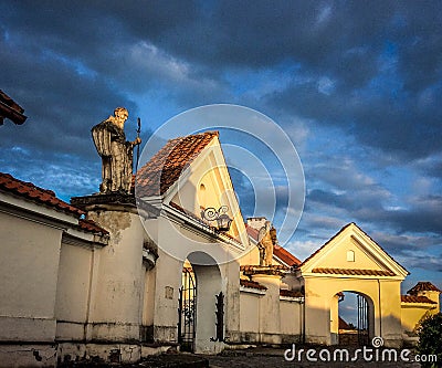 Camaldolese monastery in Wigr Stock Photo