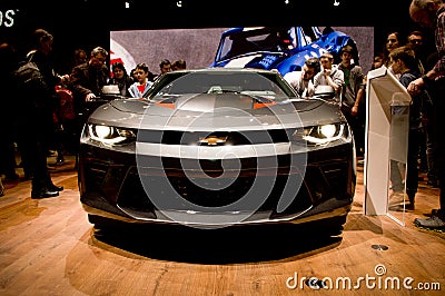 Camaro ZL1 at Geneva 2017 Editorial Stock Photo