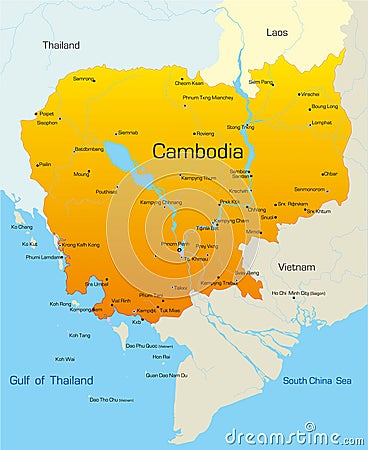 Cambodia Vector Illustration