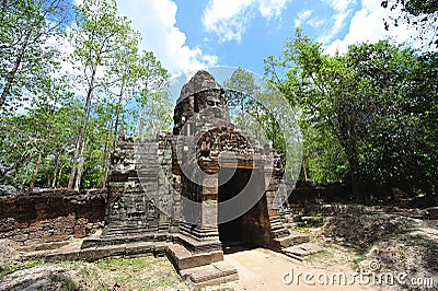 Cambodia Angkor Ta Som temple Stock Photo