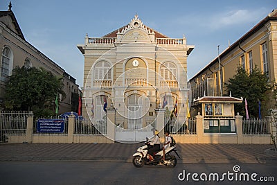 CAMBODIA BATTAMBANG COLONIAL BUILDINGS Editorial Stock Photo