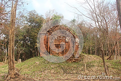 Cambodia. Kror Horm Temple. Phnom Kulen. Siem Reap province. Siem Reap city. Stock Photo