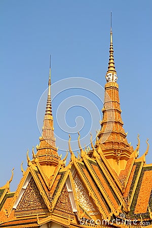 Cambodia Royal Palace Stock Photo