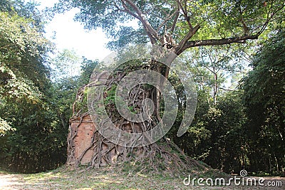 Cambodia. Sambor Prei Kuk. Kampong Thom Province. Kampong Thom City. Stock Photo