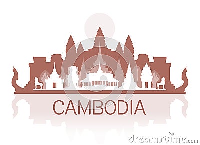 Cambodia Travel Landmarks Stock Photo