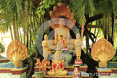 Cambodian Buddhist Centre Phnom Penh Editorial Stock Photo