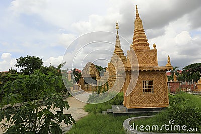 Cambodian Buddhist Centre Phnom Penh Editorial Stock Photo