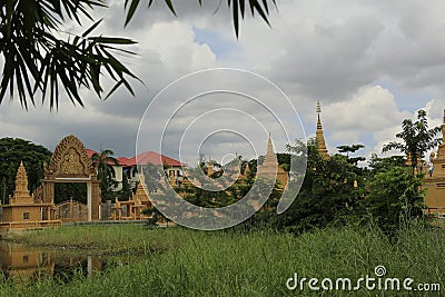 Cambodian Buddhist Centre Phnom Penh Editorial Stock Photo