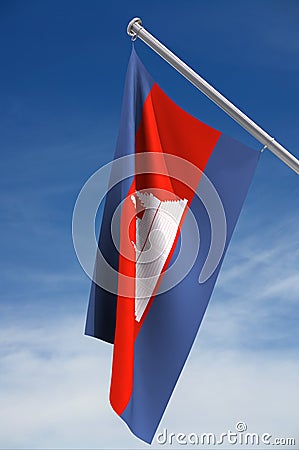 Cambodian flag Stock Photo