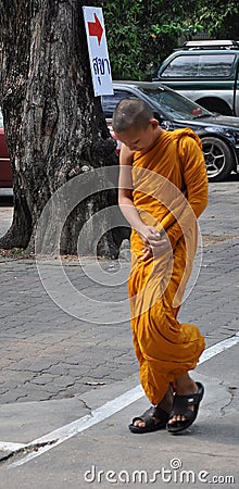 Cambodian Monk Editorial Stock Photo