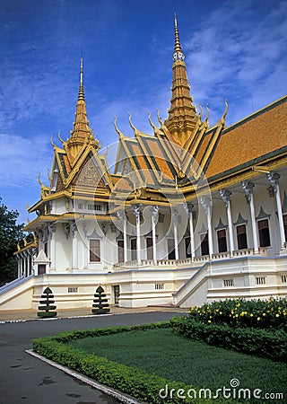 Cambodian Royal Palace Stock Photo