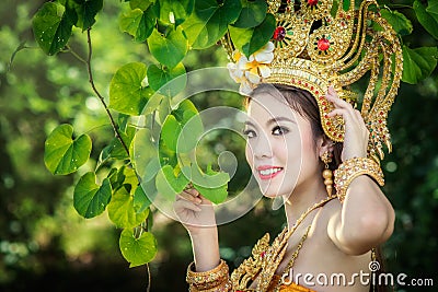 Cambodian woman Stock Photo