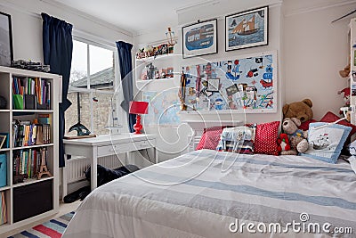 Childs house bedroom Editorial Stock Photo