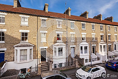 Cambridge Victorian homes Editorial Stock Photo