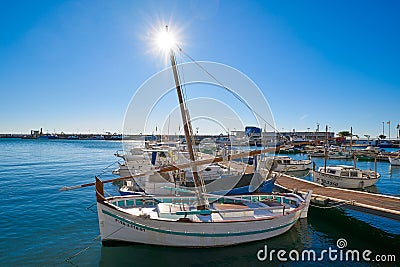 Cambrils Port marina in Tarragona Catalonia Stock Photo
