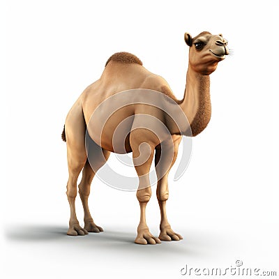 Simple Cel Shaded 3d Camel - Creative Commons Attribution Stock Photo