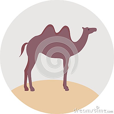 Camel vector sign illustration Vector Illustration