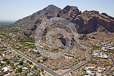 Camelback Mountain Stock Photo