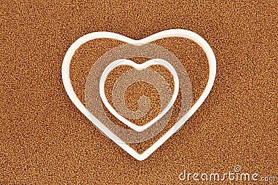 Camelina Seed for Low Cholesterol Stock Photo