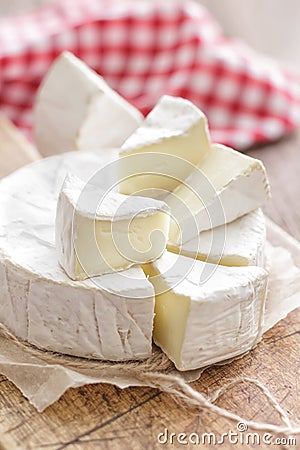 Camembert Stock Photo