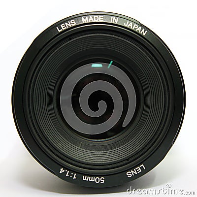 Camera 50mm Lens Stock Photo