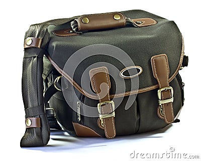 Camera bag Stock Photo