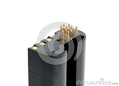 Camera battery grip Stock Photo