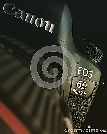 Camera Canon 6D mark ii Editorial Stock Photo