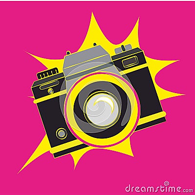 Camera design Vector Illustration