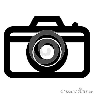 Camera, digital camera Icon which can be easily modified or adit Vector Illustration